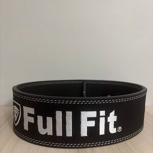 Full Fit Black Weightlifting Belt for Men size M